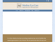 Tablet Screenshot of medinaeyecare.net